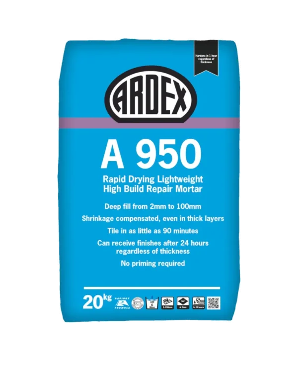 Ardex A950 Multi-Purpose Repair Mortar - 25 Kg Bag