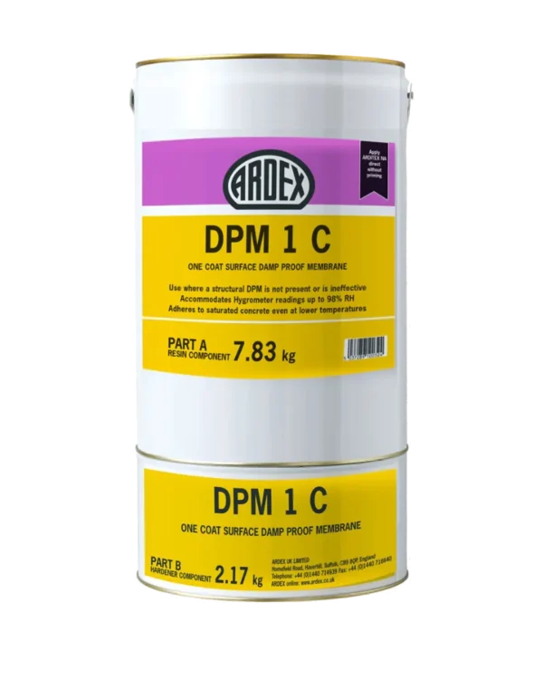 ARDEX DPM 1 C One Coat Damp Proof Membrane and Residual Moisture Suppressan