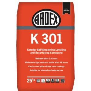 Ardex K301 Fast Setting Resurfacing and Levelling Compound - 25Kg