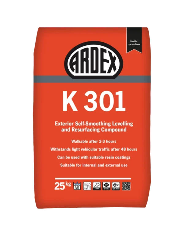 Ardex K301 Fast Setting Resurfacing and Levelling Compound - 25Kg