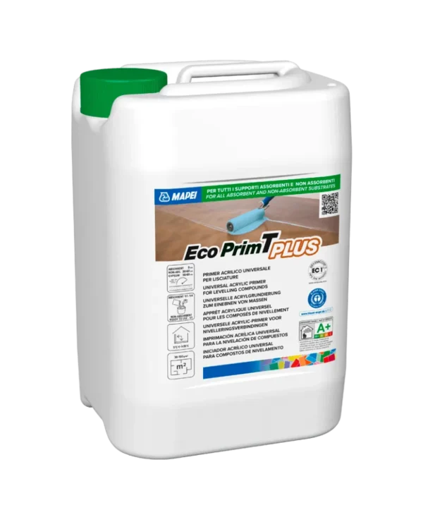 ECO PRIM T PLUS Universal acrylic primer for all types of absorbent and non-absorbent substrates