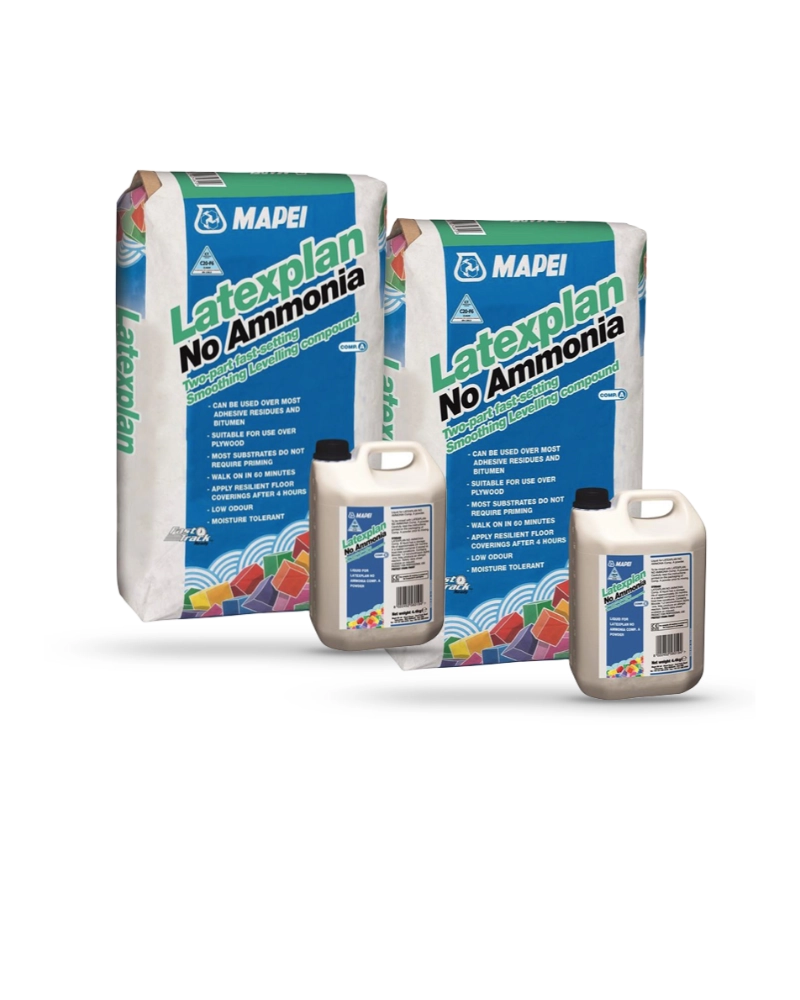 Mapei Latexplan No Ammonia 24.4Kg Bag and Bottle