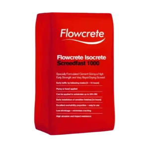 Flowcrete Isocrete Screedfast 1000 Pallet of 40 x 25Kg