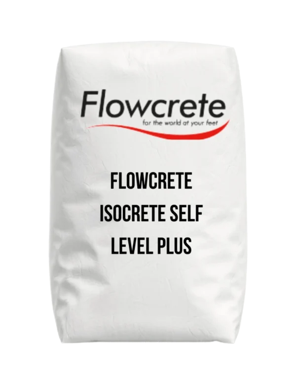 Flowcrete Isocrete SL Plus fast drying, self levelling screed for easy levelling of concrete floors before installation of underlayments