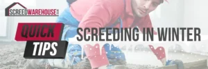 Screeding in Winter